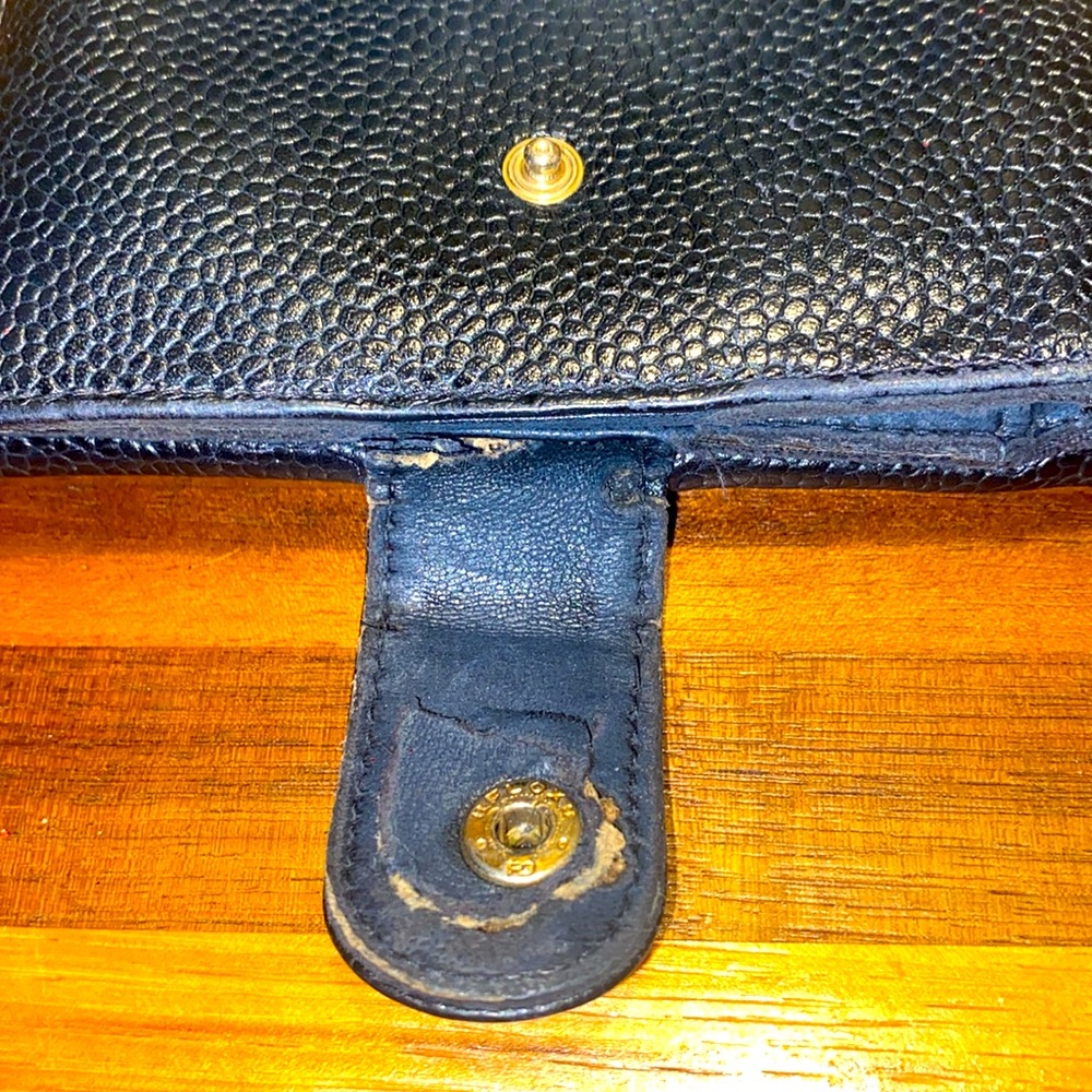 Rehab Chanel Black Caviar Wallet - Picture 8 of 12